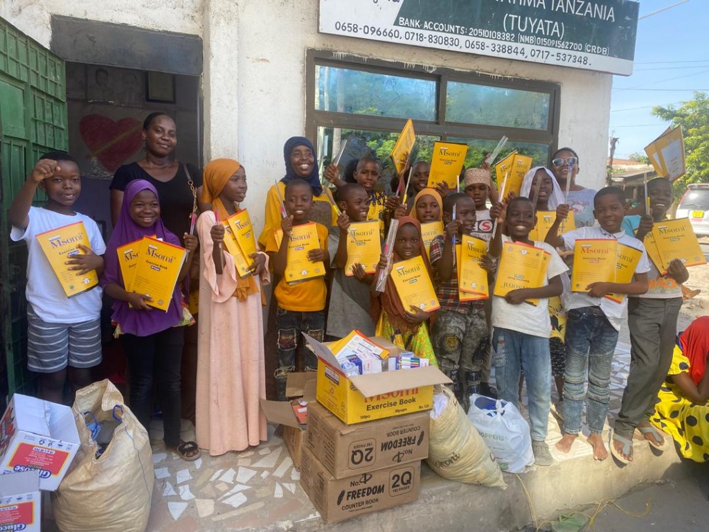 Distributing School Supplies to Support Children's Education